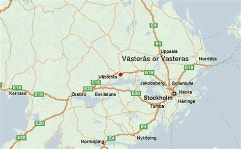 västerås sweden map